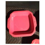 3 Casseroles of stoneware