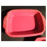 3 Casseroles of stoneware