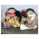 Lot of 7 Wini Dolls by Sue Malinski