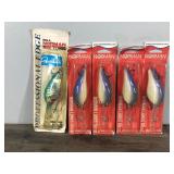 Lot of 5 Norman Fishing Lures in Original Packages