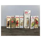 Lot of 7 Norman Fishing Lures in Original Packages