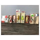 Lot of 7 Norman Fishing Lures in Original Packages