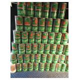 1976 Complete set of 7-up state cans displaying Uncle Sam when stacked