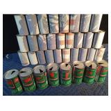 1976 Complete set of 7-up state cans displaying Uncle Sam when stacked