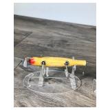 Lot of 6 Collectible Fishing Lures - Heddon Pumpkin Seed - Pikie Creek Chub (CCB Co Garrett Ind.) and More