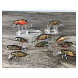 Lot of 10 Bagley’s Crayfish Fishing Lures
