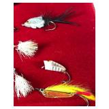Lot of 17 Collectible Small Fishing Lures  - Gudebrod Goldeneye Trouble Maker - Heddon - Rebel R and More