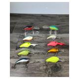 Lot of 10 Norman Fishing Lures