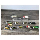 Lot of 12 Collectible Jitterbug Fishing Lures