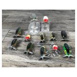 Lot of 12 Collectible Jitterbug Fishing Lures