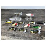 Lot of 12 Collectible Jitterbug Fishing Lures