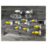 Lot of 12 Collectible Jitterbug Fishing Lures