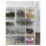 Shimano Plastic Tackle Box Full of Treble Hooks for Fishing