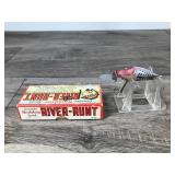 Collectible Heddon River Runt Fishing Lure with Box