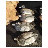 Gunny Sack of 8 Styrofoam duck decoys