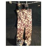 Stocking foot camouflage waders