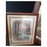 Framed prints and pictures - all but 1 are signed