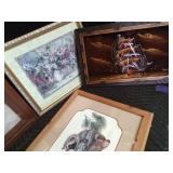 Framed prints and pictures - all but 1 are signed