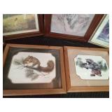 Framed prints and pictures - all but 1 are signed