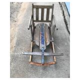 Vintage Model 15 Flexible Flyer Metal Runner Snow Sled