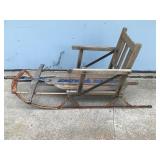 Vintage Model 15 Flexible Flyer Metal Runner Snow Sled