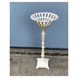 Vintage Cast Iron Candle Holder Pedestal