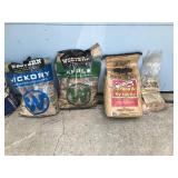 Lot of Charcoal and Wood Chips for Cooking