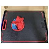 LED Cornhole Board Set - Light Up Bean Bag Toss with 6 Bags, by MinnARK