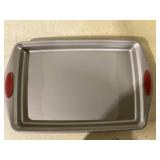 2PCS Rachael Ray Cucina Nonstick Bakeware Crisper Pan Set