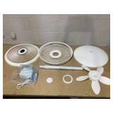 Lasko 18" Cyclone Pedestal 3-Speed Fan, Model, White with Remote