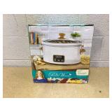 The Pioneer Woman 6 Qt Digital Slow Cooker with Locking Lid, Linen Speckle