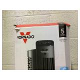 Vornado 4T Oscillating Tower Fan with Remote Control, 40" Tall, Black