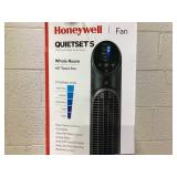 Honeywell QuietSet 8-Speed Oscillating Tower Fan Black