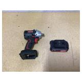Hyper Tough 20V Max Compact Brushless 1/2-inch Impact Wrench with 2.0Ah Lithium-Ion Battery