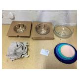 Pyrex 8-Piece Smart Essentials Mixing Bowl Set with Assorted Lids