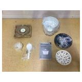 Elite Cuisine ERC350 6 Cup Rice Cooker with Glass Lid