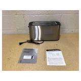 Elite Gourmet 4 Slice Stainless Steel Long Toaster