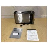 Elite Gourmet 4 Slice Stainless Steel Long Toaster