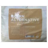 LOT OF 2 Charter Club White Down Alternative Medium Pillow