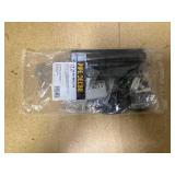 PIPE DECOR 36 Sustainable Boulder Black Live Edge Wood Shelf