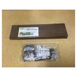 PIPE DECOR 36 Sustainable Boulder Black Live Edge Wood Shelf