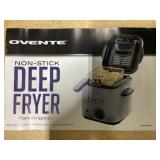 OVENTE Electric Deep Fryer 1.5 Liter Capacity, Lid with Viewing Window, Removable Frying Basket