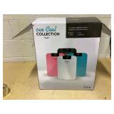 COOLULI Concord 0.7 cu. ft. Retro Mini Fridge in Black without Freezer