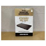 Ninja Woodfire Attachable Side Table, Compatible Woodfire Universal Stand, Side Utensil Holder, Left or Right Compatible, Weather-Resistant, Black