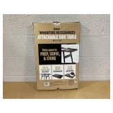 Ninja Woodfire Attachable Side Table, Compatible Woodfire Universal Stand, Side Utensil Holder, Left or Right Compatible, Weather-Resistant, Black