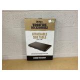 Ninja Woodfire Attachable Side Table, Compatible Woodfire Universal Stand, Side Utensil Holder, Left or Right Compatible, Weather-Resistant, Black