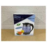 MegaChef 1.8Lt. Glass and Stainless Steel Electric Tea Kettle