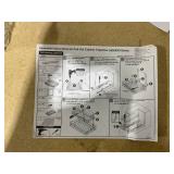 2 Tier Pull Out Cabinet Organizer 15" W X 22" D, Slide Out Drawers Chrome