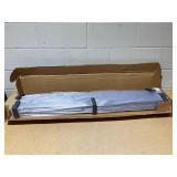 2PCS Dark Blue Floating Shelves, Solid Wooden Wall Shelves Set