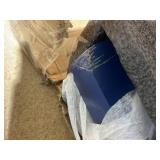 2PCS Dark Blue Floating Shelves, Solid Wooden Wall Shelves Set